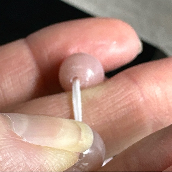 146.85CT 10mm Natural Pink Opal Stretchable Bracelet - Picture 6 of 14